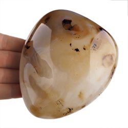 AGAT, CHALCEDON Z DENDRYTAMI - OTOCZAK 107 mm - MADAGASKAR