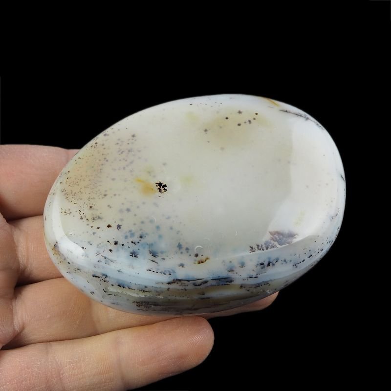 AGAT, CHALCEDON Z DENDRYTAMI - OTOCZAK 81 mm - MADAGASKAR