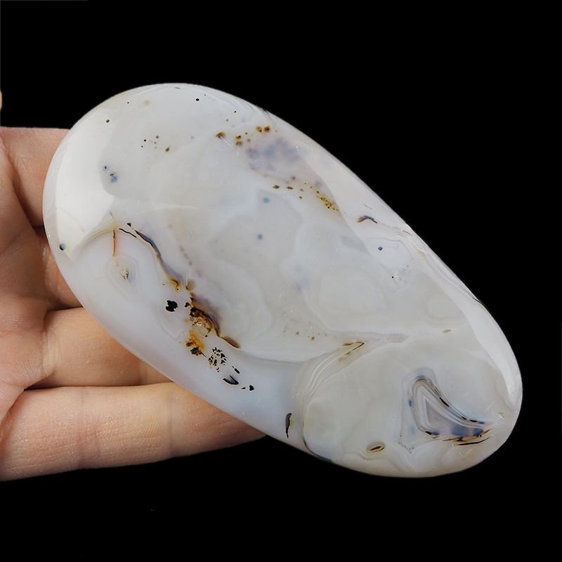 AGAT, CHALCEDON Z DENDRYTAMI - OTOCZAK 109 mm - MADAGASKAR