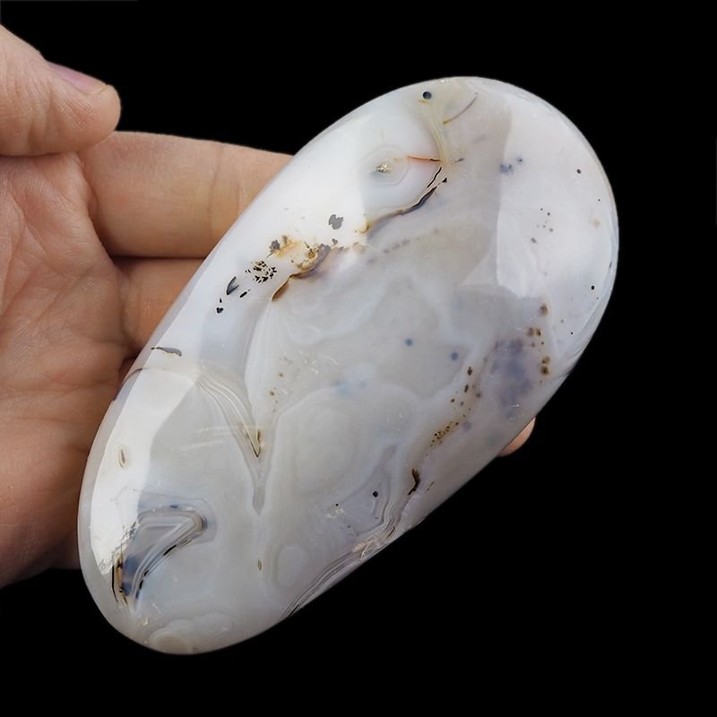 AGAT, CHALCEDON Z DENDRYTAMI - OTOCZAK 109 mm - MADAGASKAR