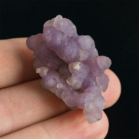 CHALCEDON WINOGRONOWY, AGAT (AMETYST) WINOGRONOWY - 38 mm - INDONEZJA