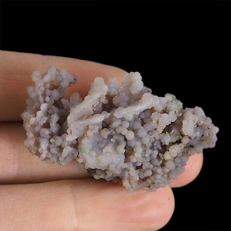 CHALCEDON WINOGRONOWY, AGAT (AMETYST) WINOGRONOWY - 49 mm - INDONEZJA