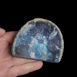 AGAT NIEBIESKI - STOJĄCA FORMA - 80 mm - BRAZYLIA