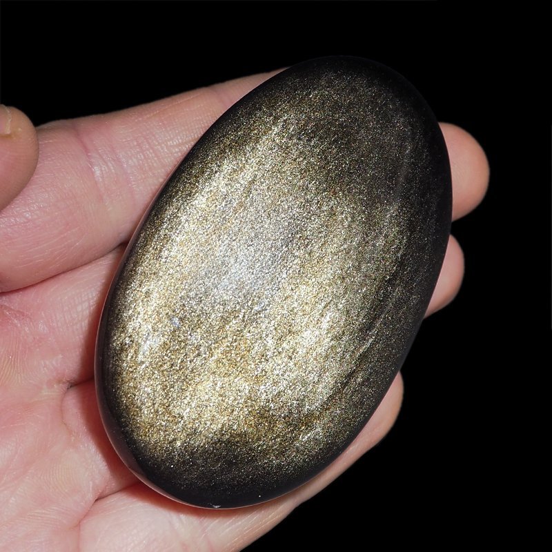 OBSYDIAN ZŁOCISTY - MYDEŁKO - 73 mm - MEKSYK