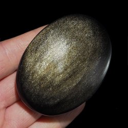 OBSYDIAN ZŁOCISTY - MYDEŁKO - 68 mm - MEKSYK