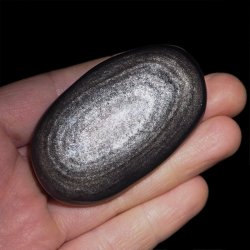 OBSYDIAN SREBRNY - MYDEŁKO - 66 mm - MEKSYK