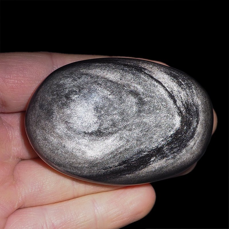 OBSYDIAN SREBRNY - MYDEŁKO - 69 mm - MEKSYK
