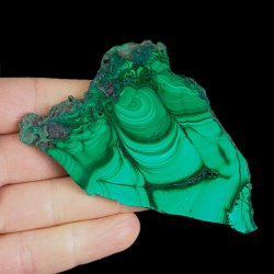 MALACHIT - POLEROWANA PŁYTKA - 85 mm - KONGO
