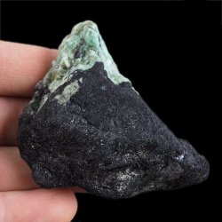 SZMARAGD, MOLIBDENIT - 68 mm - BRAZYLIA