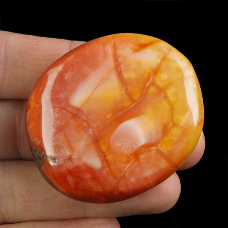 KARNEOL - OTOCZAK - 52 mm - MADAGASKAR