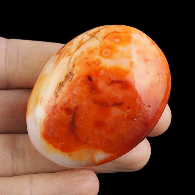 KARNEOL - OTOCZAK - 58 mm - MADAGASKAR