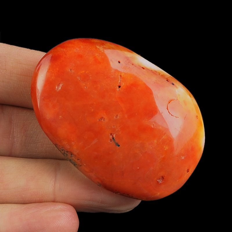 KARNEOL - OTOCZAK - 56 mm - MADAGASKAR
