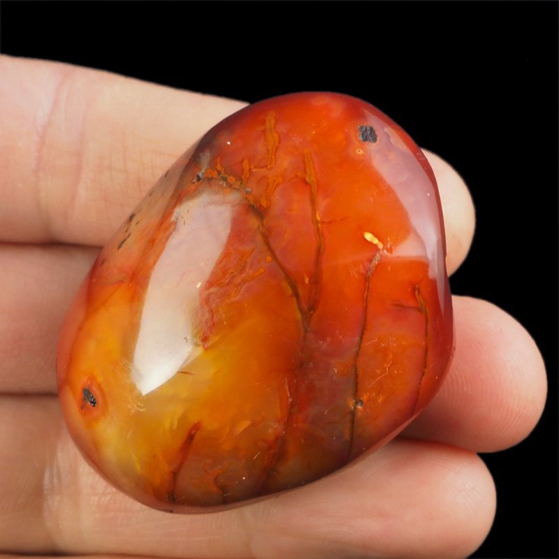 KARNEOL - OTOCZAK - 53 mm - MADAGASKAR