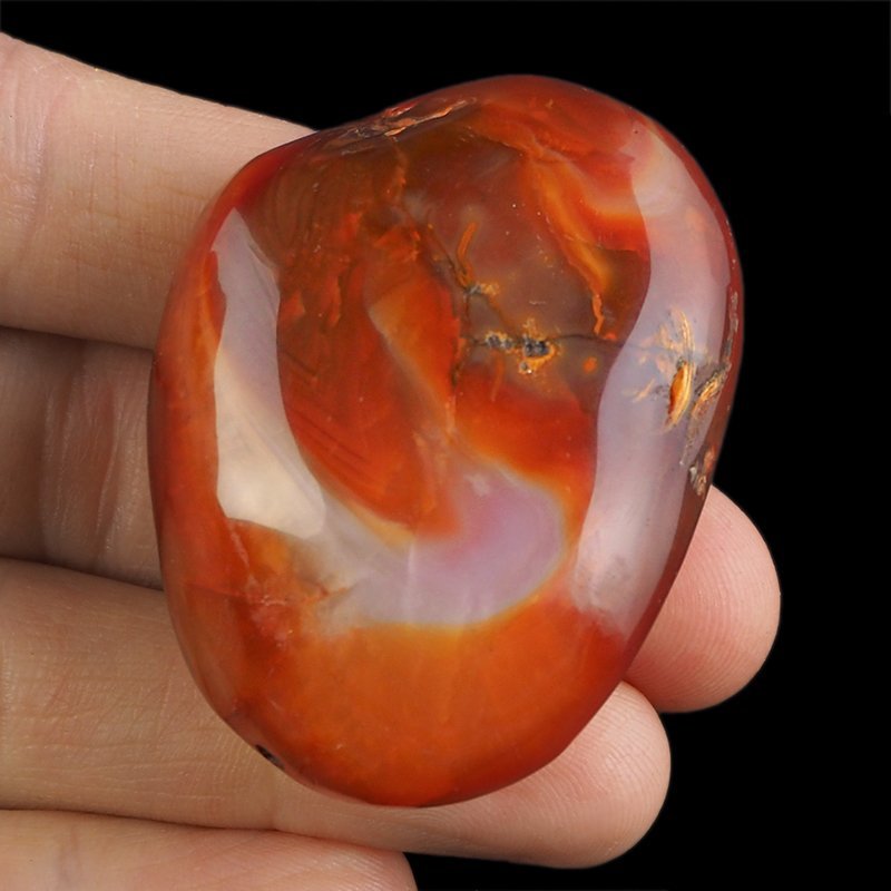 KARNEOL - OTOCZAK - 53 mm - MADAGASKAR