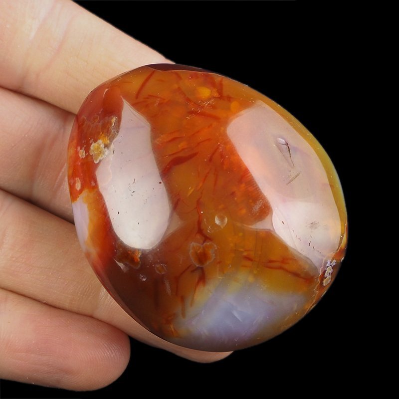 KARNEOL - OTOCZAK - 56 mm - MADAGASKAR