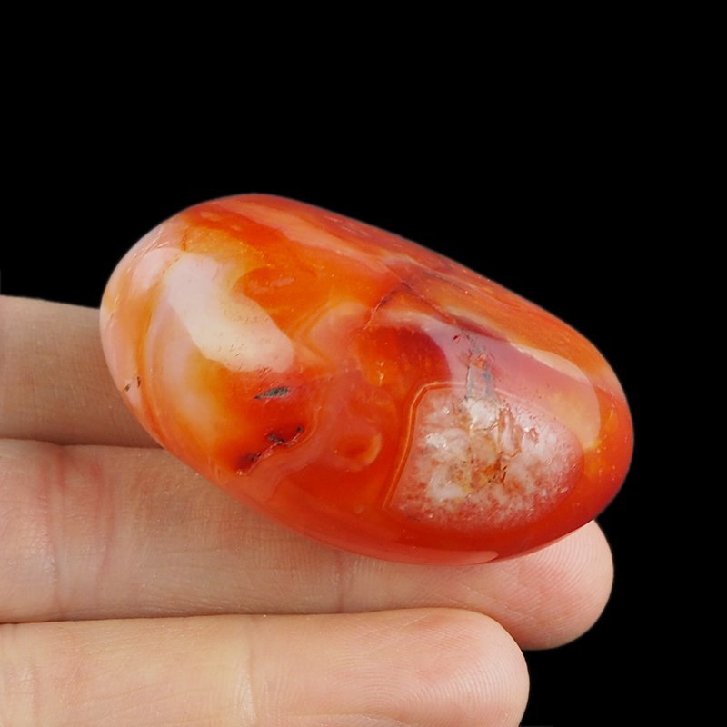 KARNEOL, AGAT - OTOCZAK - 52 mm - MADAGASKAR
