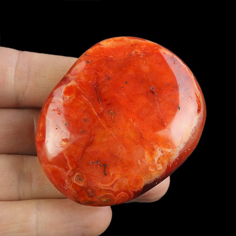 KARNEOL, AGAT - OTOCZAK - 60 mm - MADAGASKAR