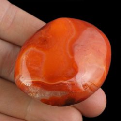 KARNEOL, AGAT - OTOCZAK - 52 mm - MADAGASKAR