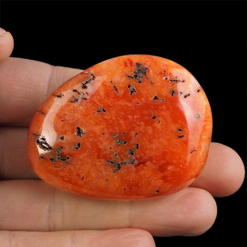 KARNEOL, AGAT - OTOCZAK - 56 mm - MADAGASKAR