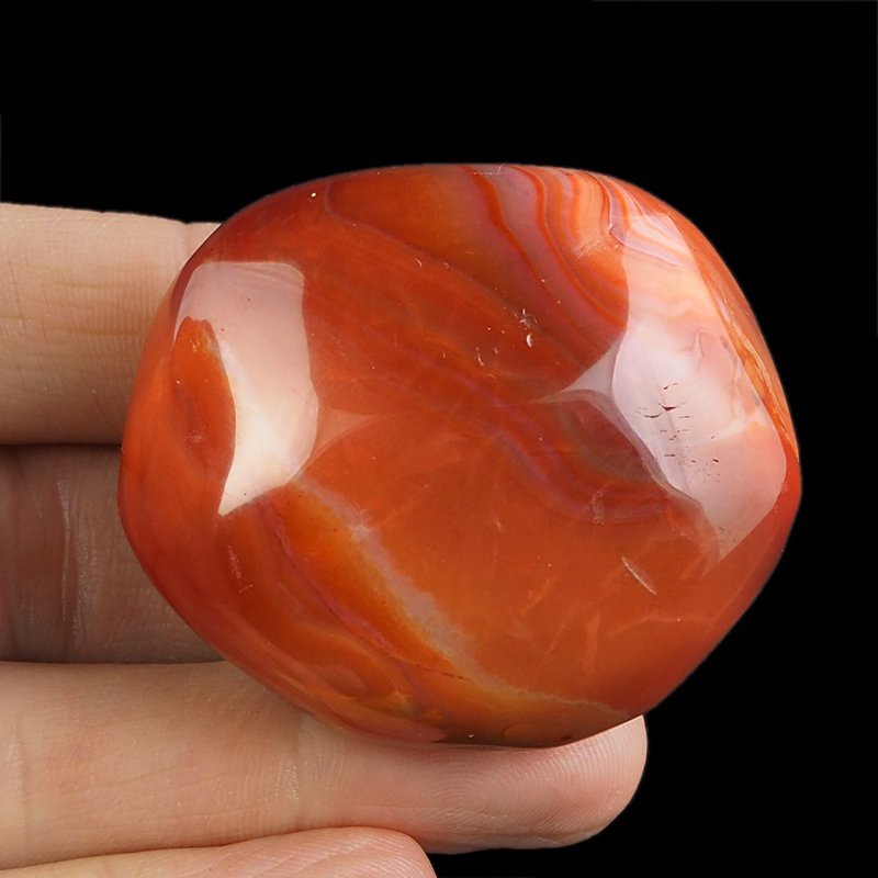 KARNEOL, AGAT - OTOCZAK - 49 mm - MADAGASKAR