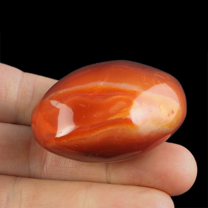 KARNEOL, AGAT - OTOCZAK - 49 mm - MADAGASKAR