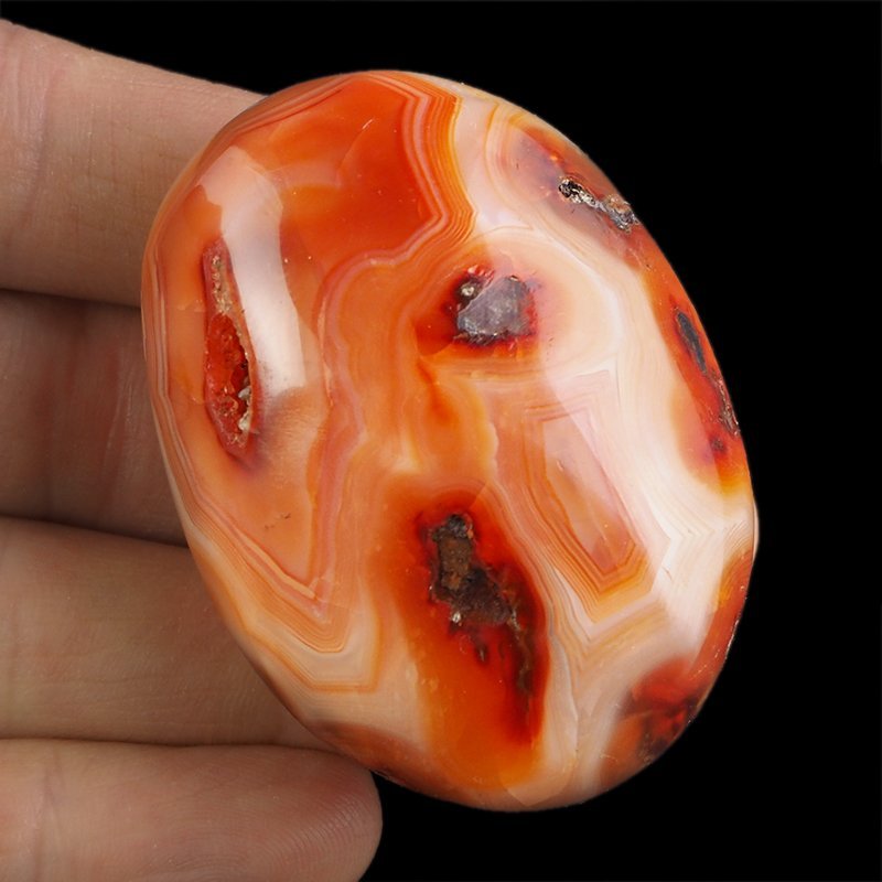 KARNEOL, AGAT - OTOCZAK - 57 mm - MADAGASKAR