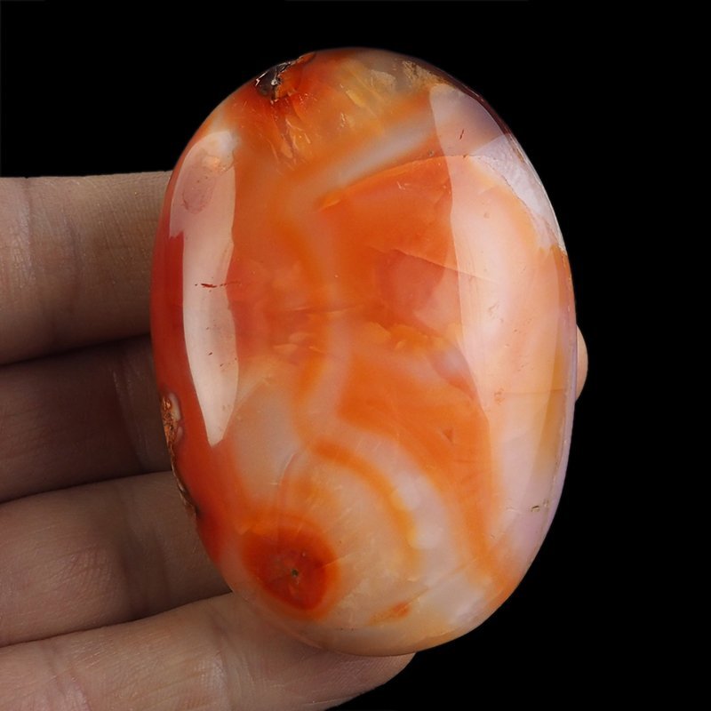 KARNEOL, AGAT - OTOCZAK - 67 mm - MADAGASKAR