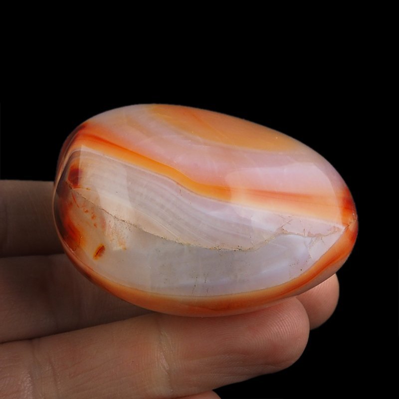 KARNEOL, AGAT - OTOCZAK - 56 mm - MADAGASKAR