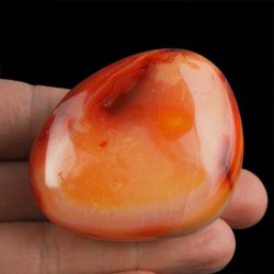 KARNEOL, AGAT - OTOCZAK - 56 mm - MADAGASKAR