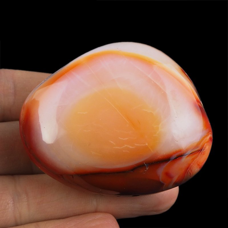 KARNEOL, AGAT - OTOCZAK - 56 mm - MADAGASKAR