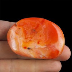 KARNEOL, AGAT - OTOCZAK - 58 mm - MADAGASKAR