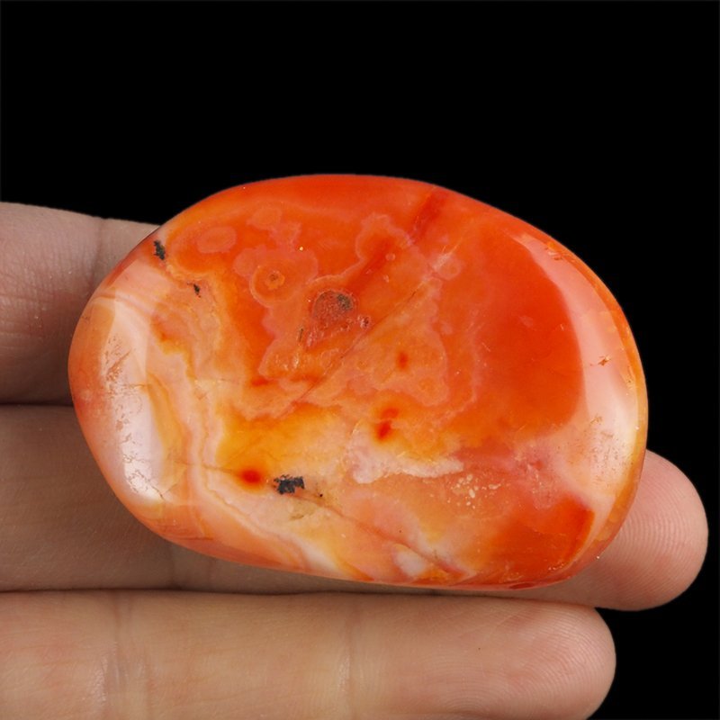 KARNEOL, AGAT - OTOCZAK - 58 mm - MADAGASKAR
