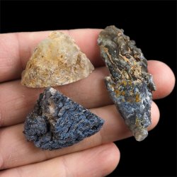 AGAT - ZESTAW TRZECH GEODEK - 29-51 mm  - BRAZYLIA