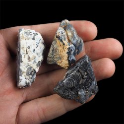 AGAT - ZESTAW TRZECH GEODEK - 35-43 mm  - BRAZYLIA