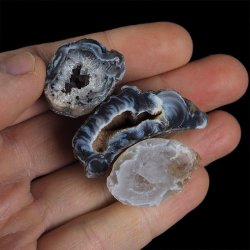 AGAT - ZESTAW TRZECH GEODEK - 26-41 mm  - BRAZYLIA