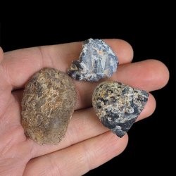 AGAT - ZESTAW TRZECH GEODEK - 24-40 mm  - BRAZYLIA