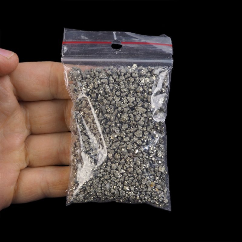 PIRYT - ZESTAW 100 g DROBNYCH KAMIENI NATURALNYCH - PERU