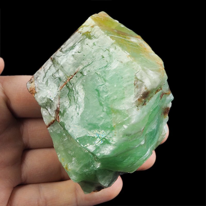 KALCYT SZMARAGDOWY (ZIELONY) - BRYŁKA - 93 mm  - MEKSYK