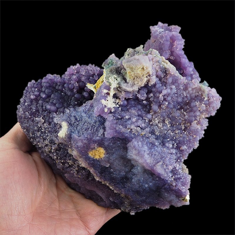 CHALCEDON WINOGRONOWY, AGAT (AMETYST) WINOGRONOWY - 148 mm - INDONEZJA