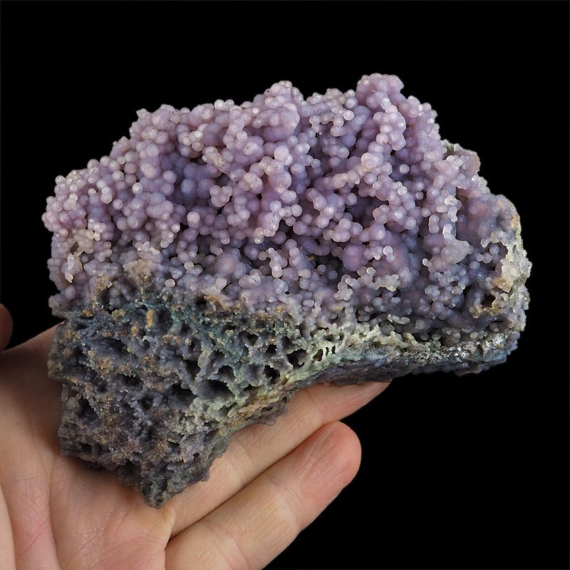CHALCEDON WINOGRONOWY, AGAT (AMETYST) WINOGRONOWY - 111 mm - INDONEZJA