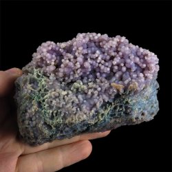CHALCEDON WINOGRONOWY, AGAT (AMETYST) WINOGRONOWY - 111 mm - INDONEZJA