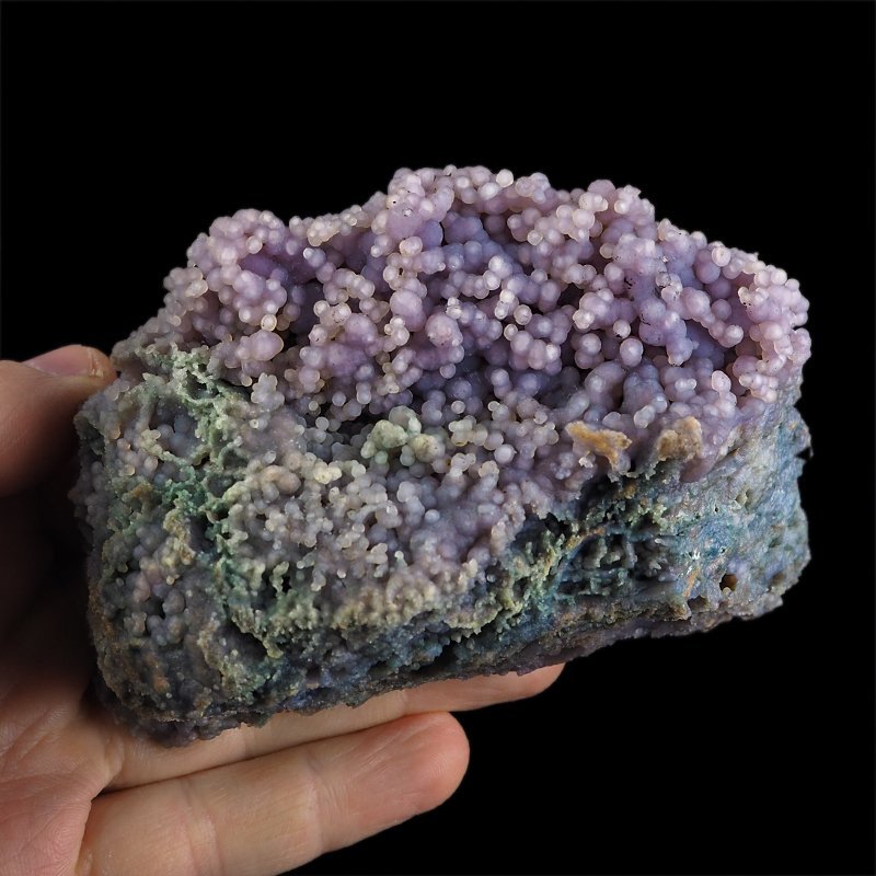 CHALCEDON WINOGRONOWY, AGAT (AMETYST) WINOGRONOWY - 111 mm - INDONEZJA
