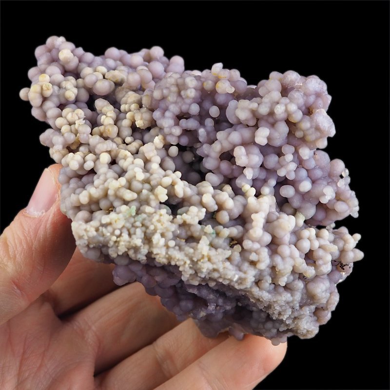 CHALCEDON WINOGRONOWY, AGAT (AMETYST) WINOGRONOWY - 102 mm - INDONEZJA
