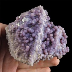 CHALCEDON WINOGRONOWY, AGAT (AMETYST) WINOGRONOWY - 102 mm - INDONEZJA