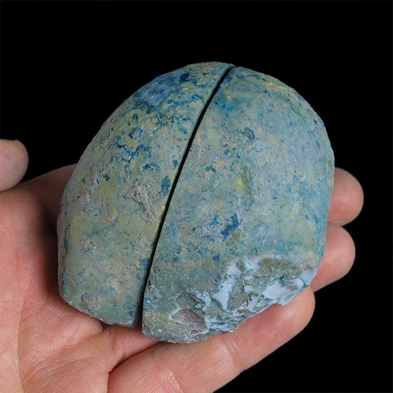 AGAT NIEBIESKI - DWIE POŁÓWKI - 73 mm - BRAZYLIA