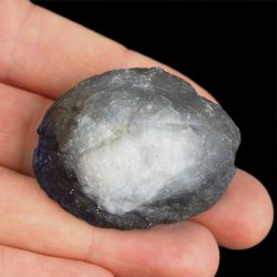KRYSZTAŁ GÓRSKI - BLUE AURA - GEODA - 43 mm