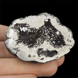 KRYSZTAŁ GÓRSKI - SILVER AURA - GEODA - 53 mm