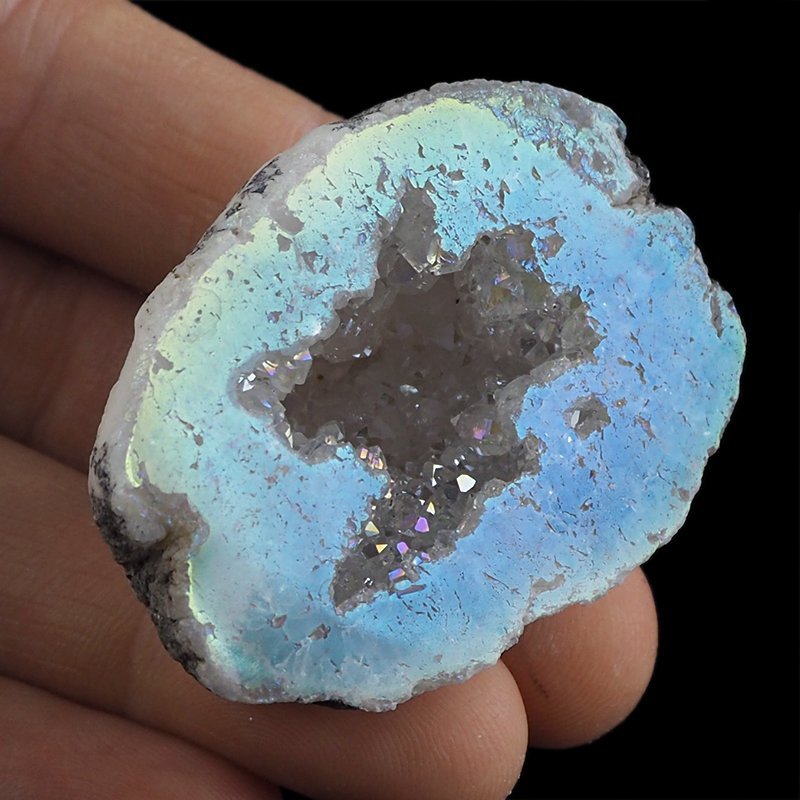 KRYSZTAŁ GÓRSKI - AQUA AURA - GEODA - 48 mm
