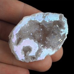 KRYSZTAŁ GÓRSKI - AQUA AURA - GEODA - 44 mm