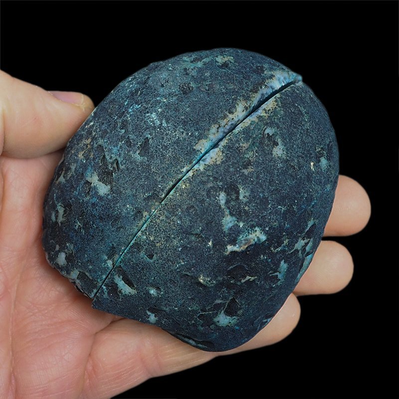 AGAT NIEBIESKI - DWIE POŁÓWKI - 81 mm - BRAZYLIA